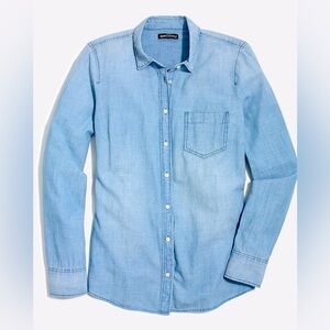 J Crew Chambray shirt in size small. Light blue.